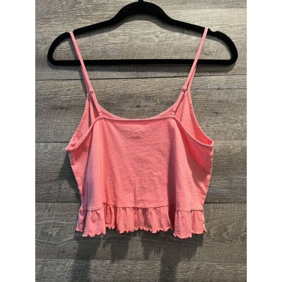 American Eagle Spaghetti Strap Cropped Halter Top Size Medium - Picture 2 of 3